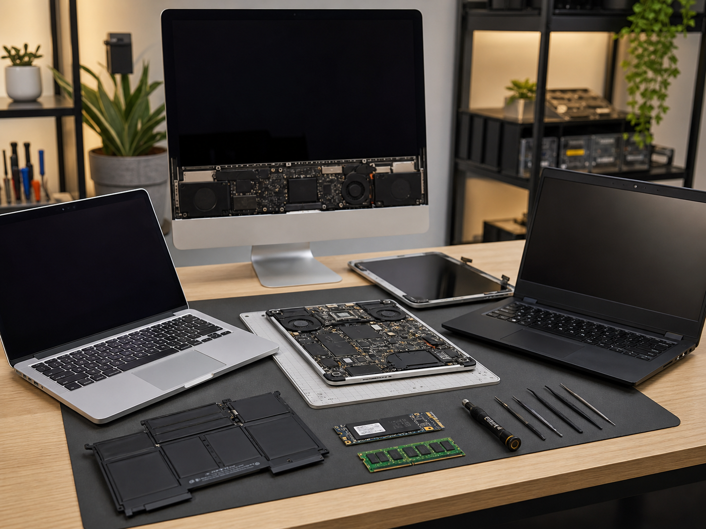 Laptop Repair Stafford including MacBook, iMac and Dell laptop repair at Fonestech